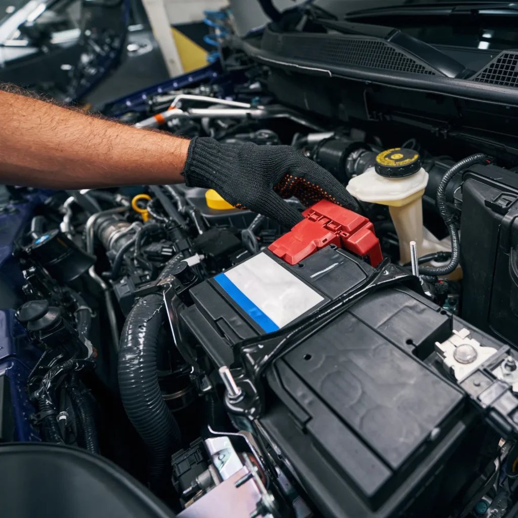 person-checking-the-car-battery